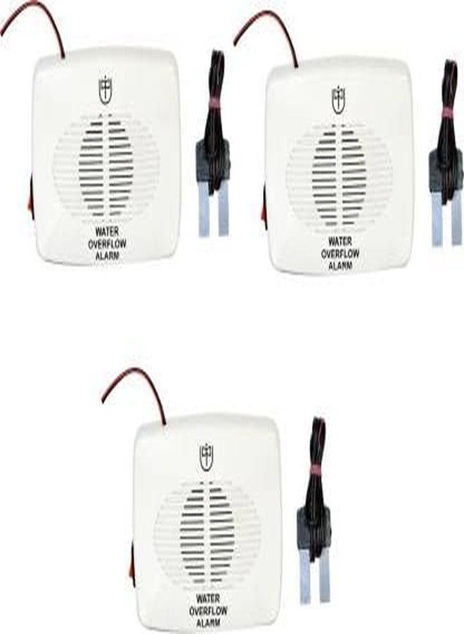 Tool Point Plastic Water Tank Overflow Alarm UW-03 DC (Medium, White) (Pack of 3) - Image 1