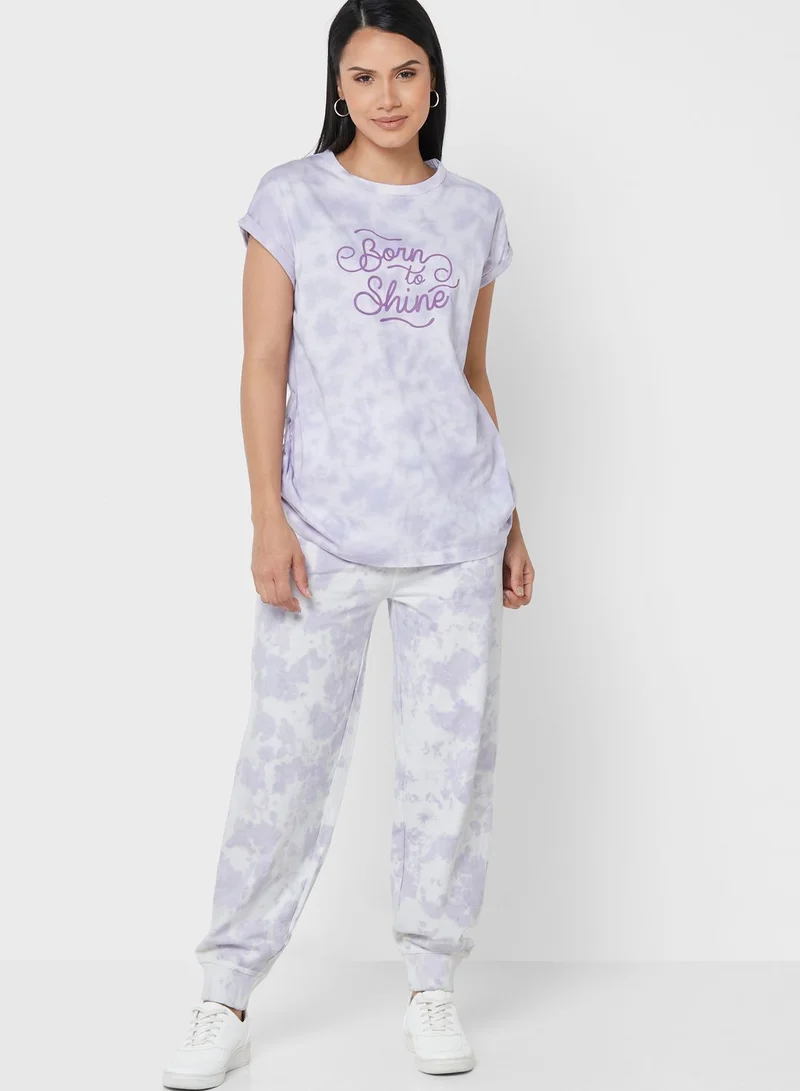 Aeropostale Slogan Crew Neck T-Shirt