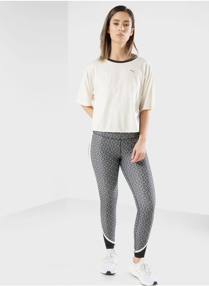PUMA Love Logo High Waist Fleece Tights