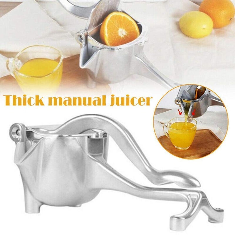 HOMESHOPPER Heavy Duty Aluminium Metal Manual Hand Press Juicer Fruit Juicer Hand juicer LemonLime Squeezer Instant juicer Orange juicer Simple Fruit Press SqueezerSilver - Image 5