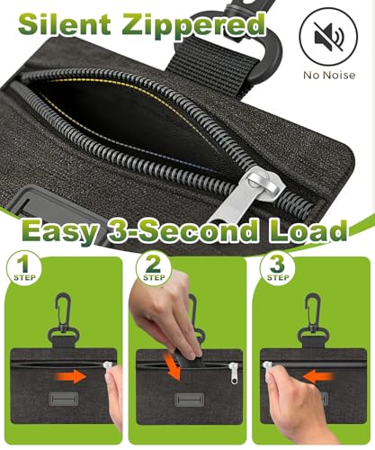 Charmount 200 Count Dog Poop Bags Rolls with Zippered Pouch Dispenser Holder, Extra Thick Leak-Proof Unscented Waste Bags, Coreless Easy Load for Small to Large Dogs - Image 5