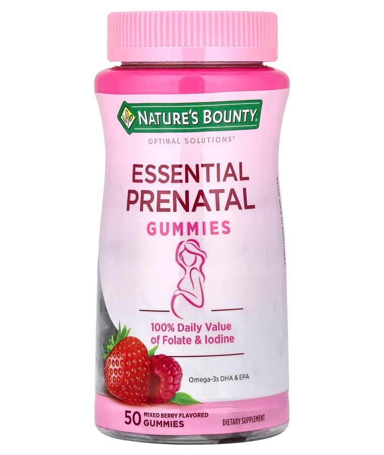 Essential Prenatal Gummies Mixed Berry 50 Gummies