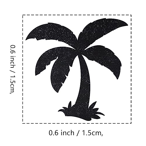 GUVSPTI Palm Tree Rubber Stamp, 3/5 Inch Small Mini Stamp for Scrapbooking Card Making Planner - Image 2