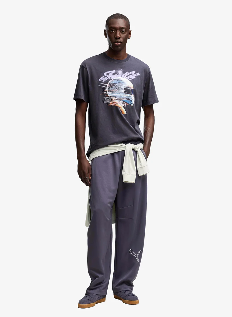 Puma Inky Depths-Creme De Mint T7 Barrel Trackpants for Men | Best Price UAE