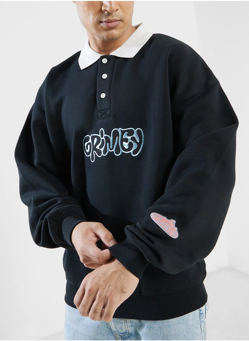 Grimey Bloodsucker Polo Sweatshirt