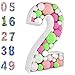 JoyBox Design 3FT Mosaic Balloon Frame Number 2 Light Up Numbers PreCut Kit Thick Foam Board for Birthday Decoration - Image 4