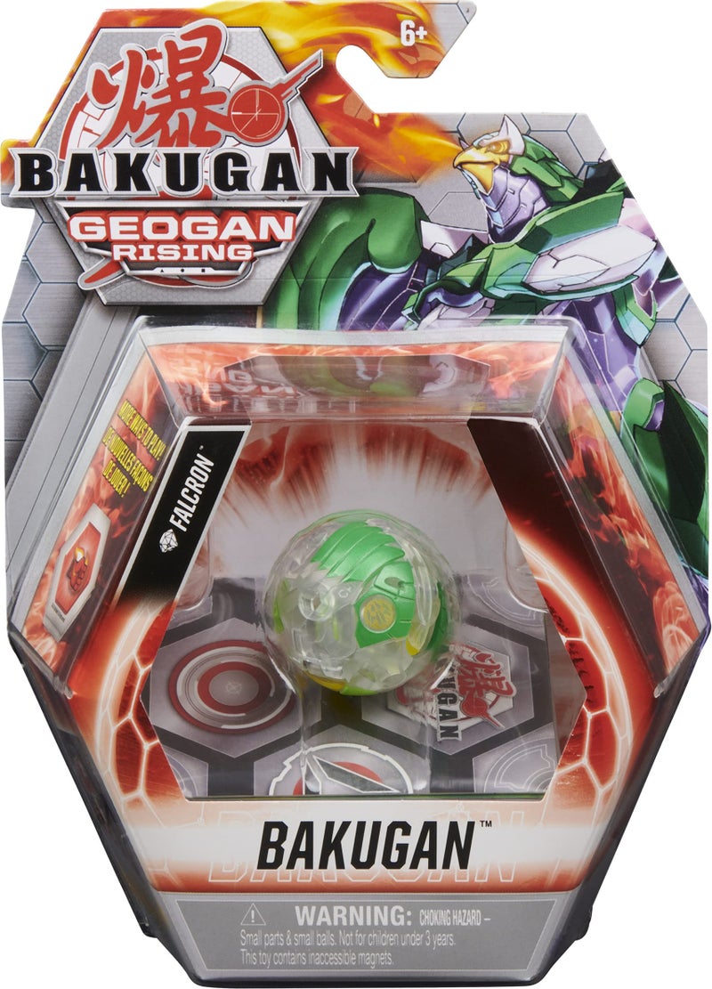 BAKUGAN باكوجان جيوجان رايزينغ 2021 ألماس فالكورن تمثال قابل للجمع بحجم 2 إنش وبطاقات تداول - Image 2