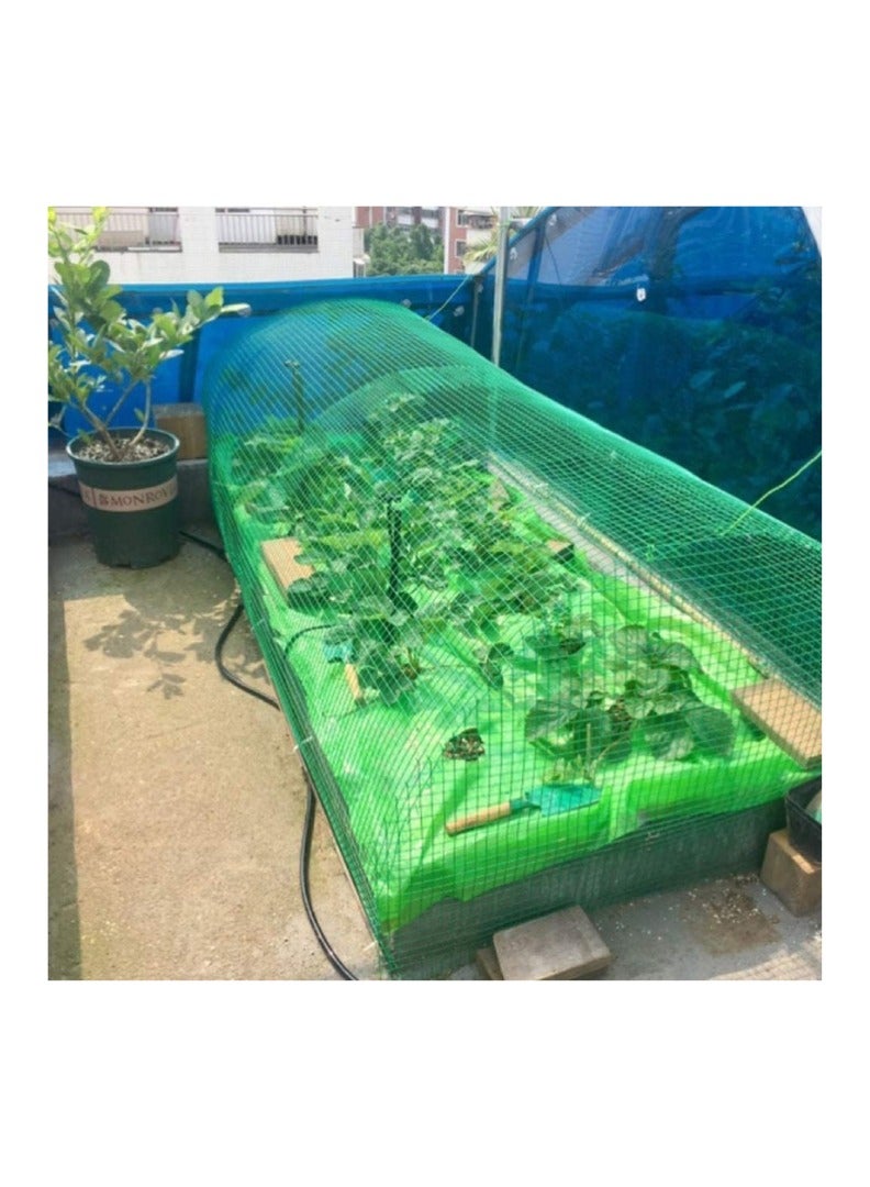 KNP KNP 10 Mtr Wire Mesh Fencing, Galvanized PVC Coated Garden Fencing, Green Steel Nets for Farming Fence, Plant Chicken Wire Fence and Animals Hen-houses Small (3/4" x 4 FEET X 10MTR) 10 M  - Image 2