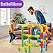 RAINBOW TOYFROG Fun Plus Size 156 Piece Pipe Building Blocks Set for Kids 48 Toddlers Daycare Educational STEM Interlocking Pipes Tubes Construction Blocks Makes Variety of Cars Push Toys - Image 4
