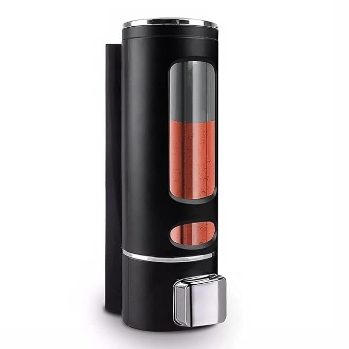 black sparrow Black Sparrow Soap Dispenser Wall Mounted for Bathroom Wash Basin Liquid Sanitizer Shower Gel Dish Wash Soap Dispenser for Bathroom Kitchen  - Image 1