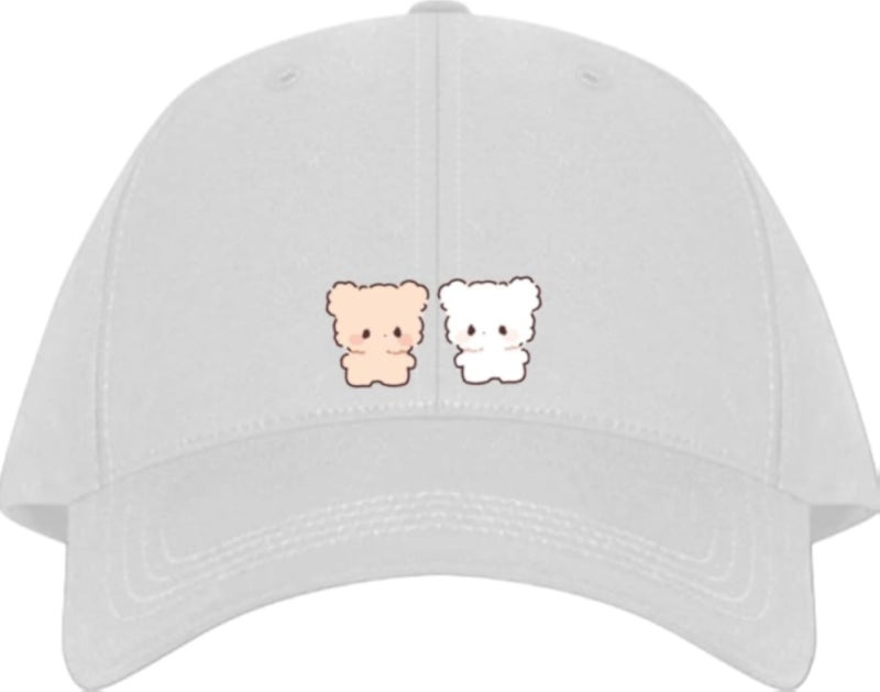 bear Baseball cap White 8