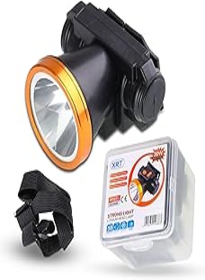 hanso head light, Headlamps, 30W LED Headlamp, Long-Lasting Brightness, 150m Range, high Technology, Waterproof, for Running Camping Fishing Outdoor, 2 Modes, XJ-4688 (Black)