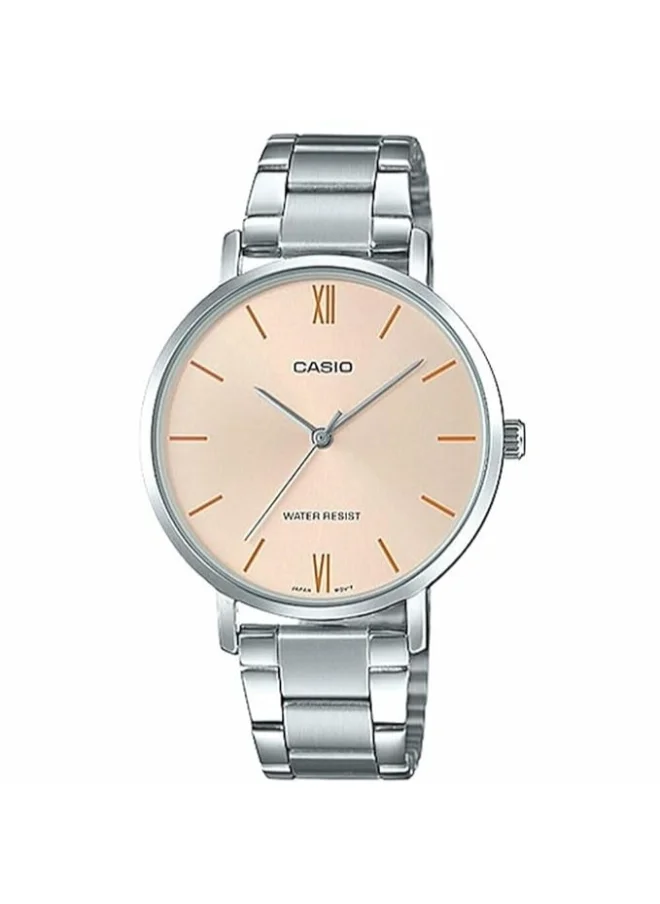 CASIO Women's Stainless Steel Analog Watch LTP-VT01D-4BUDF - 34 mm