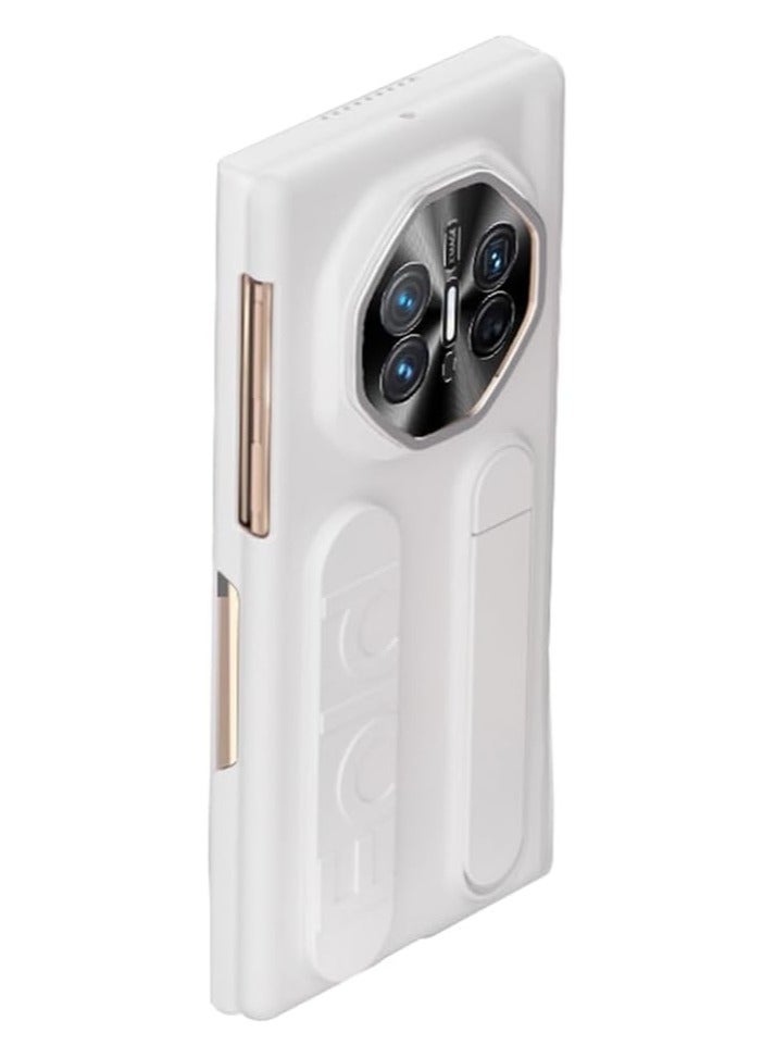 Compatible with Huawei Mate XT Ultimate Design 5G Case, featuring an adjustable stand and wrist strap, with a matte PC shock-resistant protective cover and Mate XT hinge protection case.