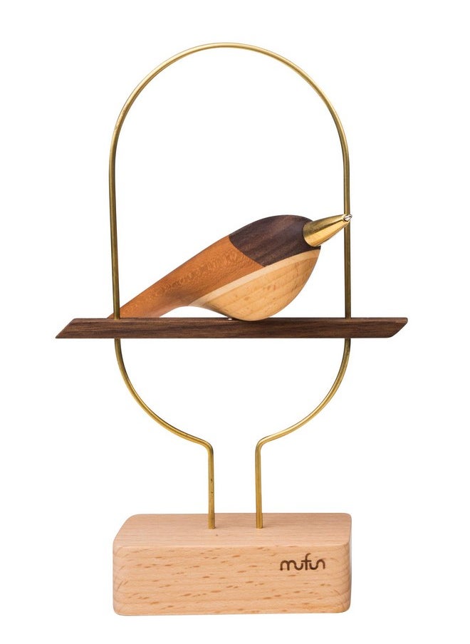 PLAYABLE ART Wings Of Pen - Creative Bird Pen Design With Magnetic Display Perch (Single)  - Image 1
