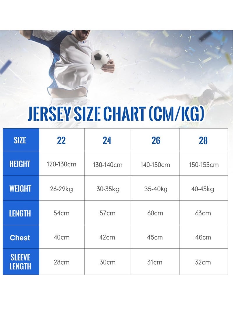 Neymar Riyadh Crescent No. 10 Jersey Children's Football Jersey Set Game Training Jersey - Image 4