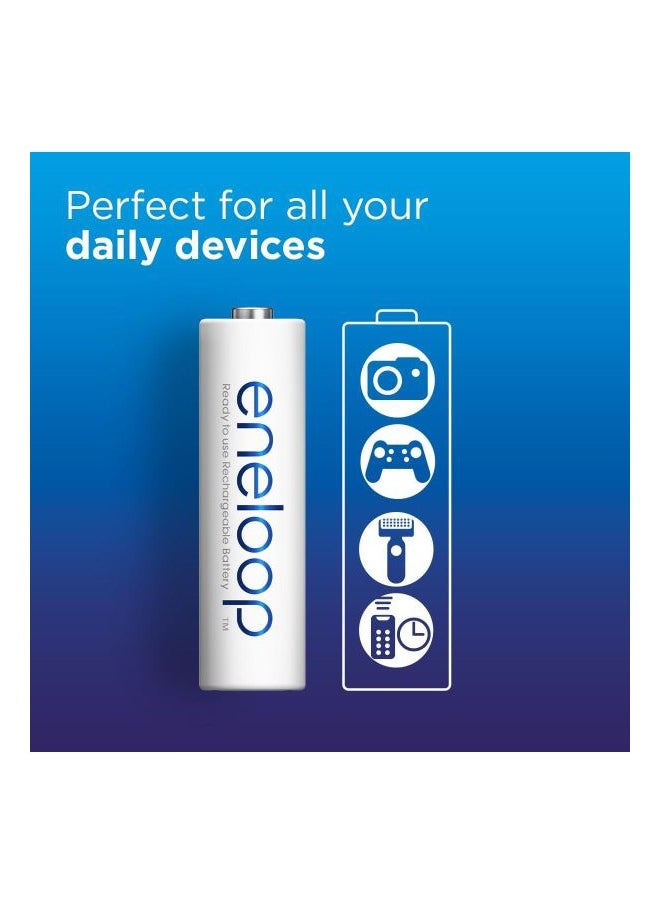 Panasonic Panasonic Eneloop AAA 800Mah Rechargeable Batteries, Pack Of 4, Bk-4Mcce4Bt2  - Image 2