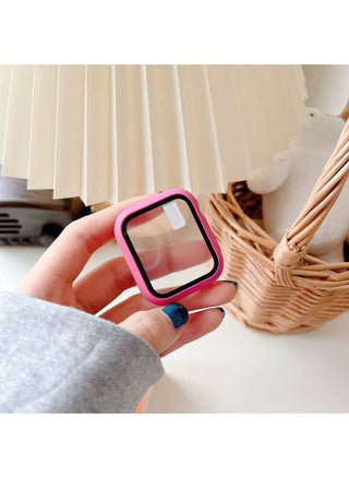 Suitable For Apple Watch Pc Plastic Protective Case Solid Color Integrated Protective Case Iwatch34567SE8 Representative Shell-Color:Rose Red-Appearance Size:45mm Carton Packaging - pzsku/Z26B2BA5872BD6504534BZ/45/_/1742204774/00548750-0bc6-4952-9194-0b357903a2e1