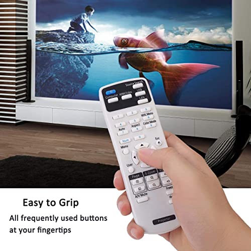 Litance Projector Remote Control for Epson 2181788 PowerLite 585W 575W 535W 108 109W 530 570 580 1930 1935 Home Cinema 1060 1040 660 BrightLink 585Wi 575Wi S39 VS250 VS350 VS230 VS330 EX5230 Remote - Image 5