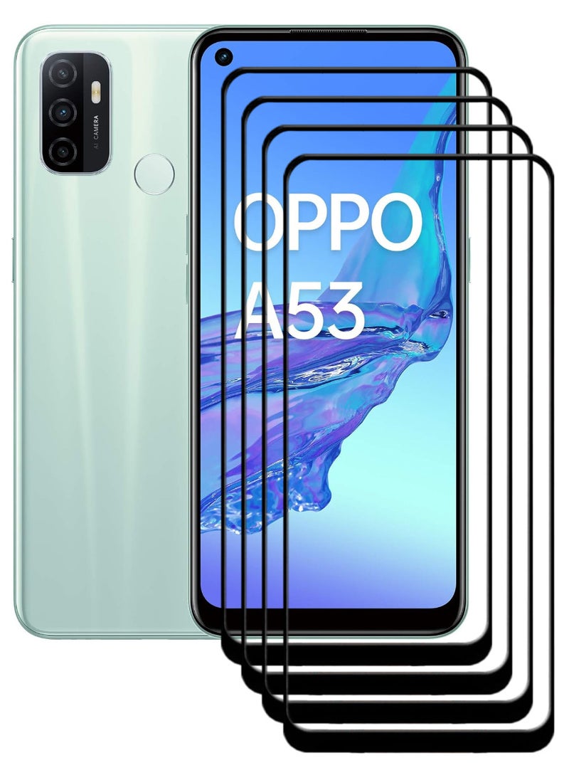 ACLIX 4 Pieces Antistatic ESD Dustproof Premium Quality High Definition Tempered Glass Screen Protector Designed For Oppo A53 - Image 1