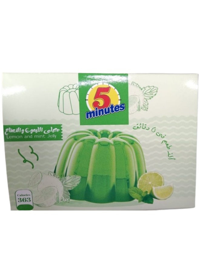 5 minutes Lemon Mint Jelly 