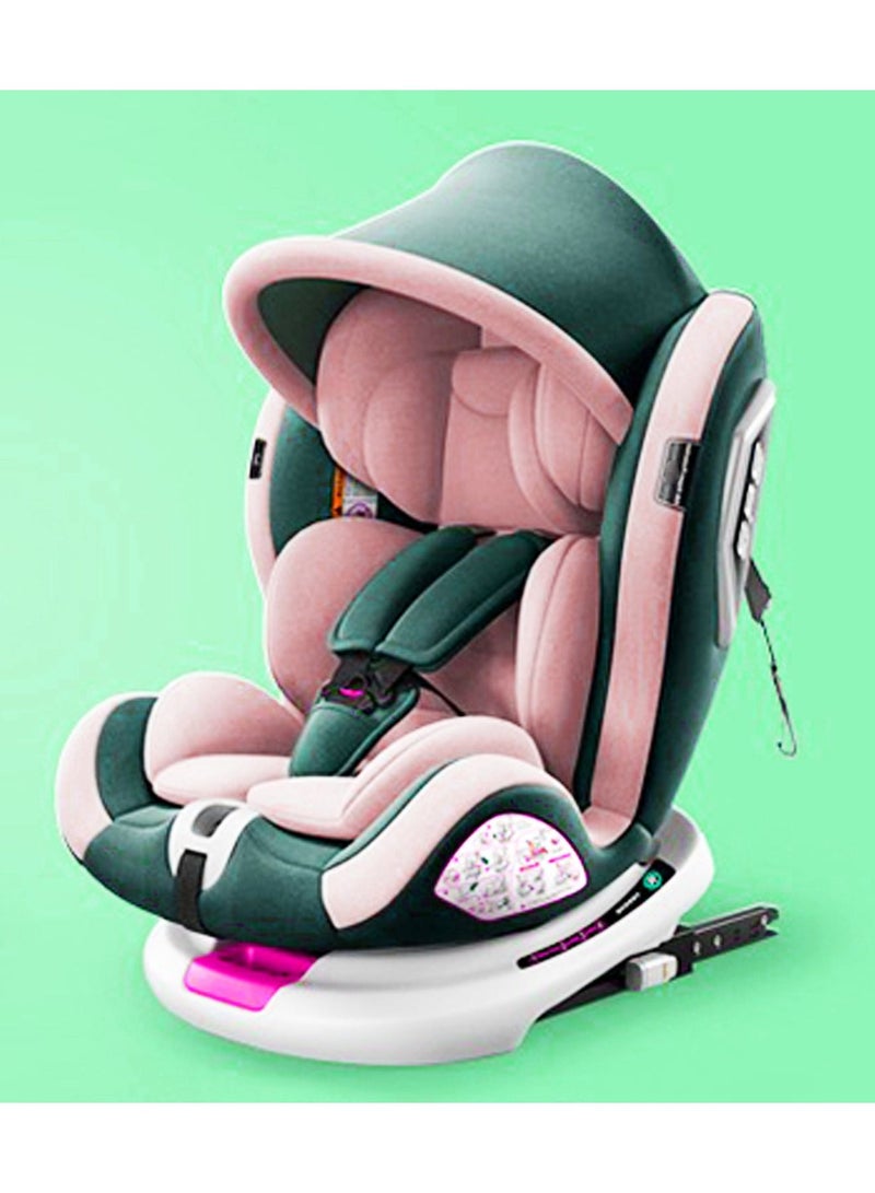 ليموس مقعد الطفل الداعم لمقعد السيارة للأطفال مع نظام Isofix المواجه للأمام والخلف والجانب ومسند الرأس مائل للأطفال الصغار ، المجموعة 0 + / 1/2/3 0-36 كجم حتى 12 سنة - Image 1