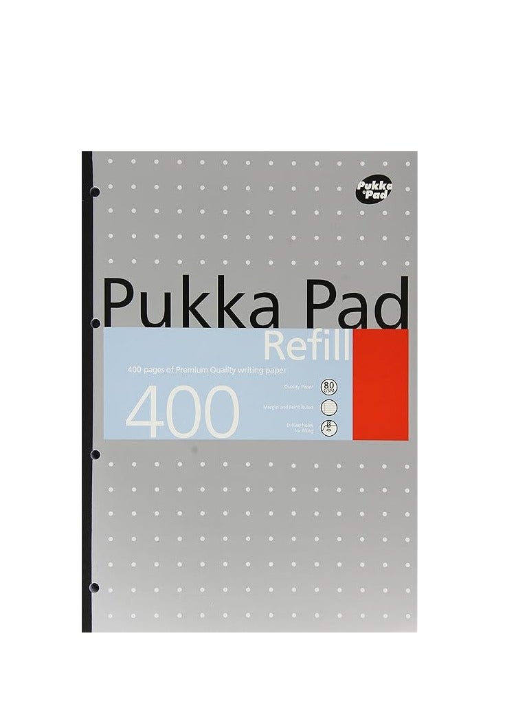 Pukka Pad 1 Pukka Pad, A4 Refill, 400 Pages (Colours May Vary). - Image 2