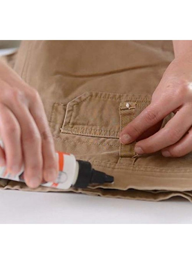 Tear Mender - Instant Fabric & Leather Adhesive Kit With Patch For Jeans 2 Oz Bottle Liquid Tm 3 - Image 1
