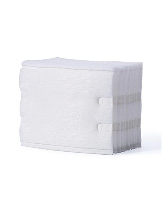 SYBL - 200 Pcs Rectangle Pure Organic Facial Makeup Cotton Pads Lint Free Cotton Remover Pads Square Face Cleansing Pads Wipes Cotton Pieces Cotton Puff For Face Discharge Makeup Skin Clean And Care - Image 1
