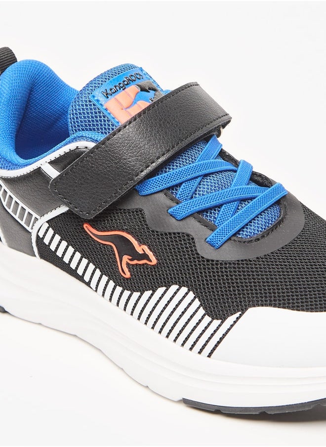 kangaROOS - Boys' Textured Sports Shoes with Hook and Loop Closure - Image 1