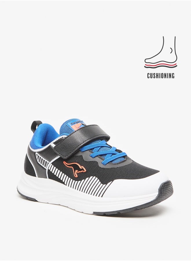 kangaROOS - Boys' Textured Sports Shoes with Hook and Loop Closure - Image 1