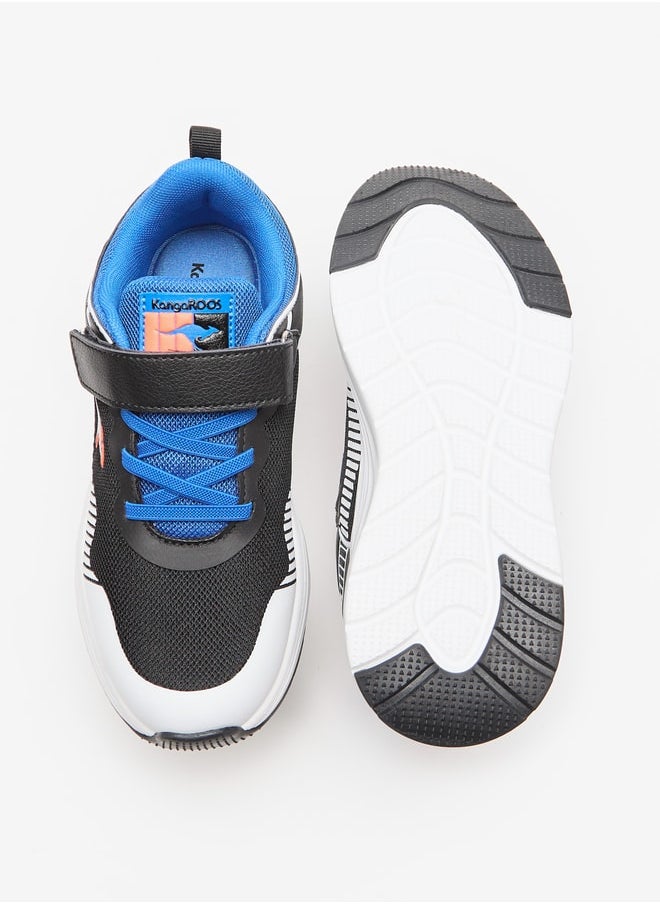 kangaROOS - Boys' Textured Sports Shoes with Hook and Loop Closure - Image 1