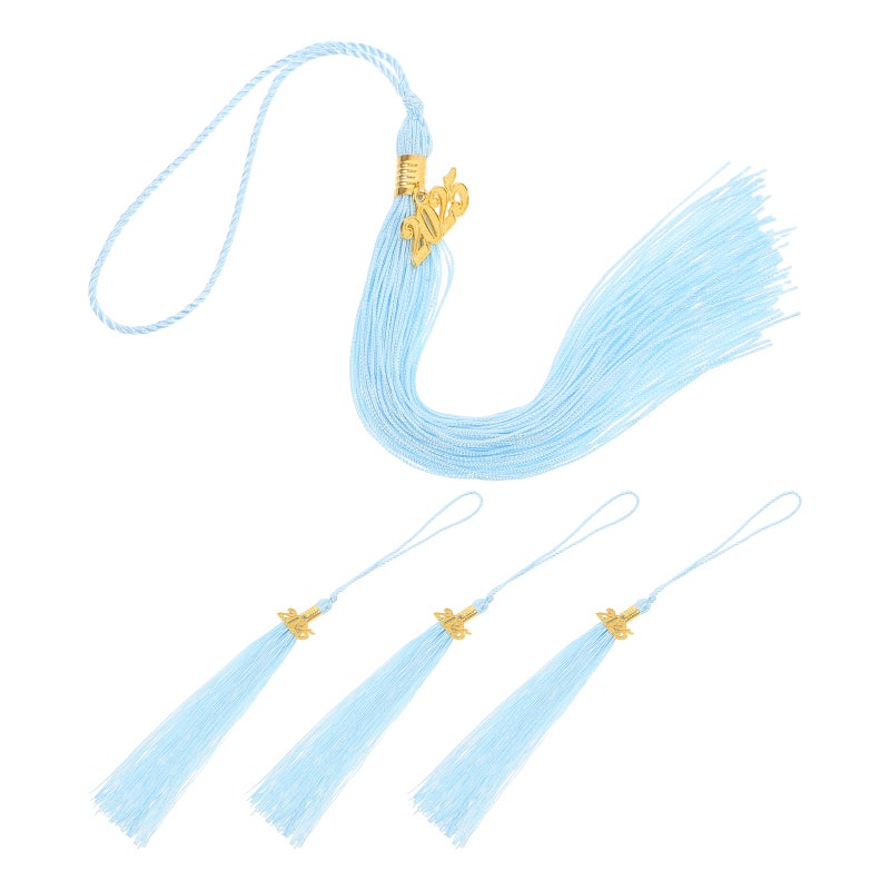 4pcs Graduation Cap Tassel Charms Set Doctoral Hat Accessories With 2025 Charms Stylish Grad Hat Tassels For Graduation Season - Image 5