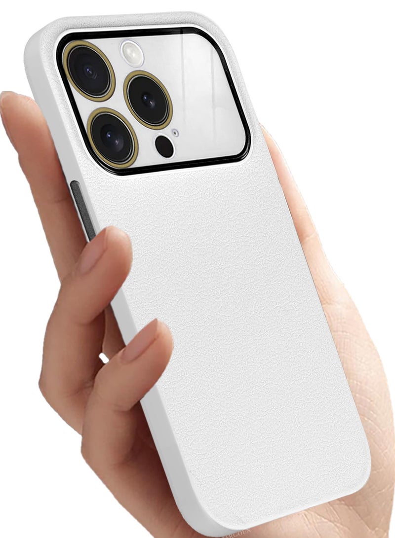 CATANES Hard Silicone Case Cover for Apple iPhone 12 Pro - Cover with Camera Protection Bumper - Auto Focus Design - White - Image 3