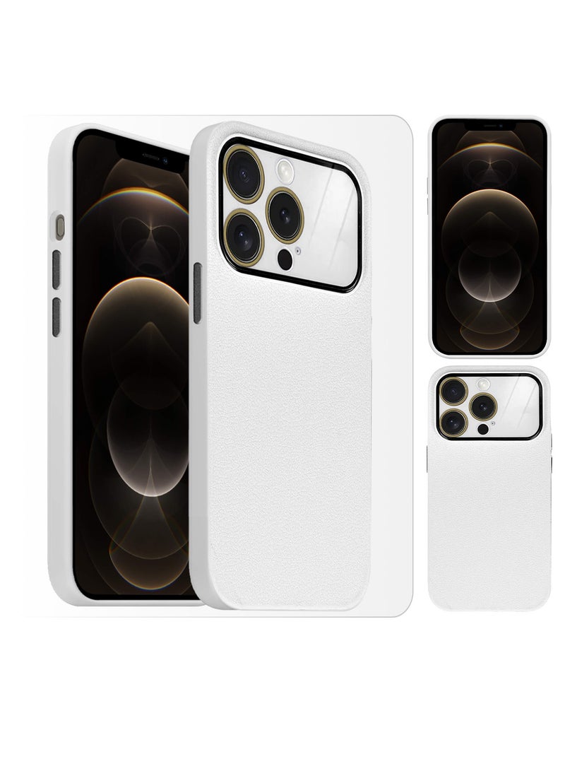 CATANES Hard Silicone Case Cover for Apple iPhone 12 Pro - Cover with Camera Protection Bumper - Auto Focus Design - White - Image 4