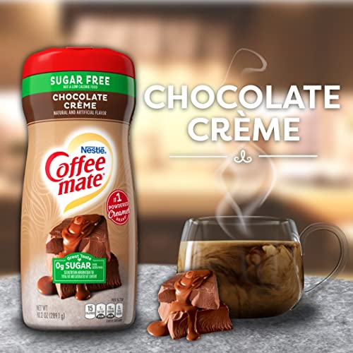 Coffee Mate Coffee-mate Sugar Free Creamy Chocolate Powdered Coffee Creamer, 10.2 Ounce - Image 2