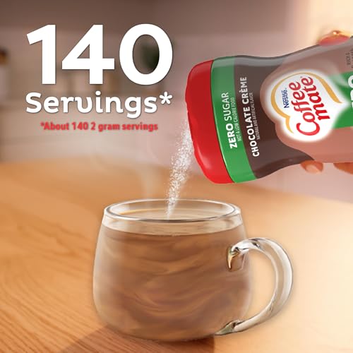 Coffee Mate Coffee-mate Sugar Free Creamy Chocolate Powdered Coffee Creamer, 10.2 Ounce - Image 5