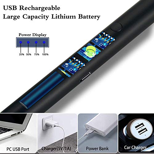 DOCOSS - Rechargeable Electric Gas Lighter Kitchen Lighter Chargeable USB Arc for Candle Flexible Neck for Gas,diyas,agarbatti,Candle (Black) - Image 4
