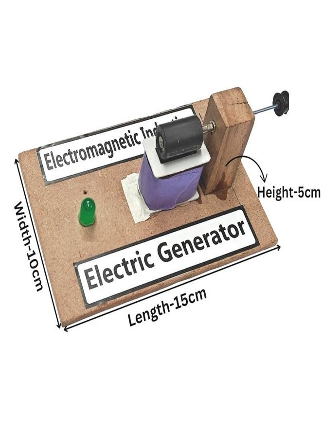 ESPtronics مشروع علمي حول مولد الكهرباء ESPTRONICS AC/DC، وقانون فاراداي للحث الكهرومغناطيسي، ونموذج عملي في الفيزياء لطلاب الصفين العاشر والثاني عشر. - Image 3