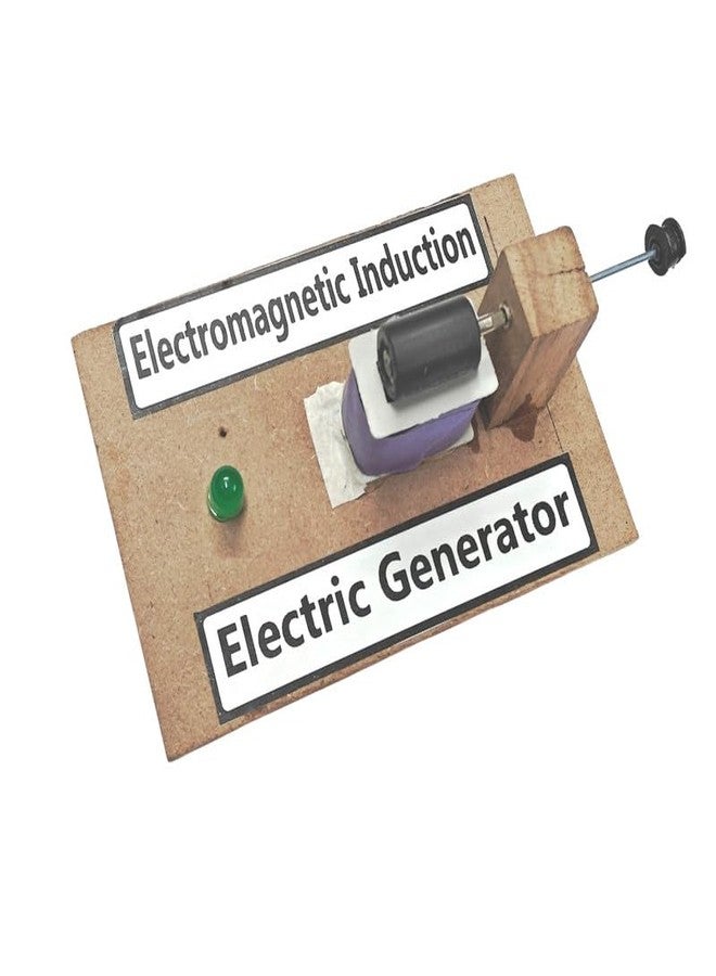 ESPtronics مشروع علمي حول مولد الكهرباء ESPTRONICS AC/DC، وقانون فاراداي للحث الكهرومغناطيسي، ونموذج عملي في الفيزياء لطلاب الصفين العاشر والثاني عشر. - Image 5