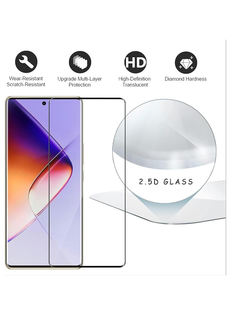 Generic - Screen Protector Full Glue Edge-to-edge 3D Curved Tempered Glass Screen Protector Anti Scratch 9H hardness for Infinix Note 40 Pro 5G/ note 40 Pro + 5G - Image 1