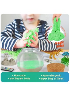 TOMSHOO Dinosaur Gifts for Boys - Dinosaur Terrarium Kit for Kids - Birthday Gift for Boys Ages 4 5 6 7 8-12 Year Old - DIY Dinosaur Toys for Boys - Arts and Crafts Kit for Kids  - Image 3