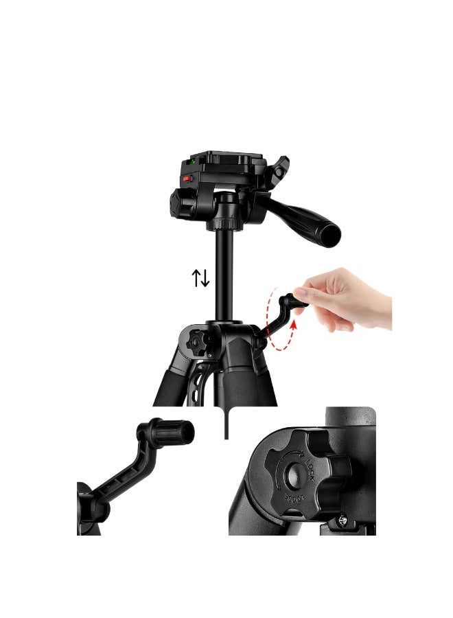 FX Studio T140 Camera Tripod – Adjustable Lightweight Tripod for Photography & Video - Image 2