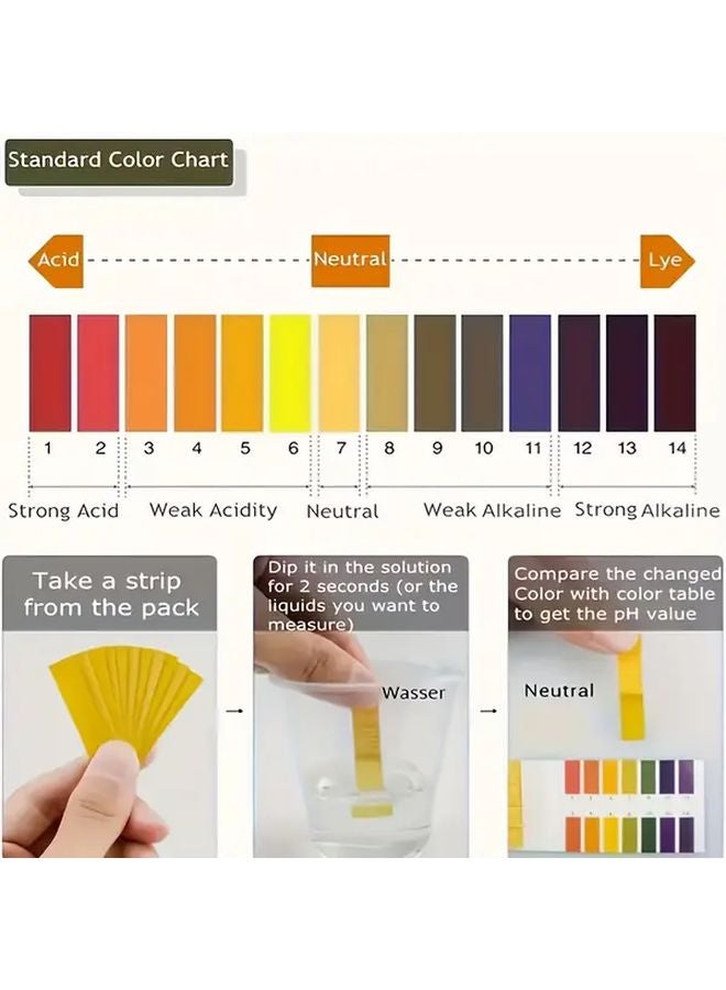 5pcs PH Test Strips 1 14 Precision for Pool Water Food Soil Testing No Power Required - Image 4