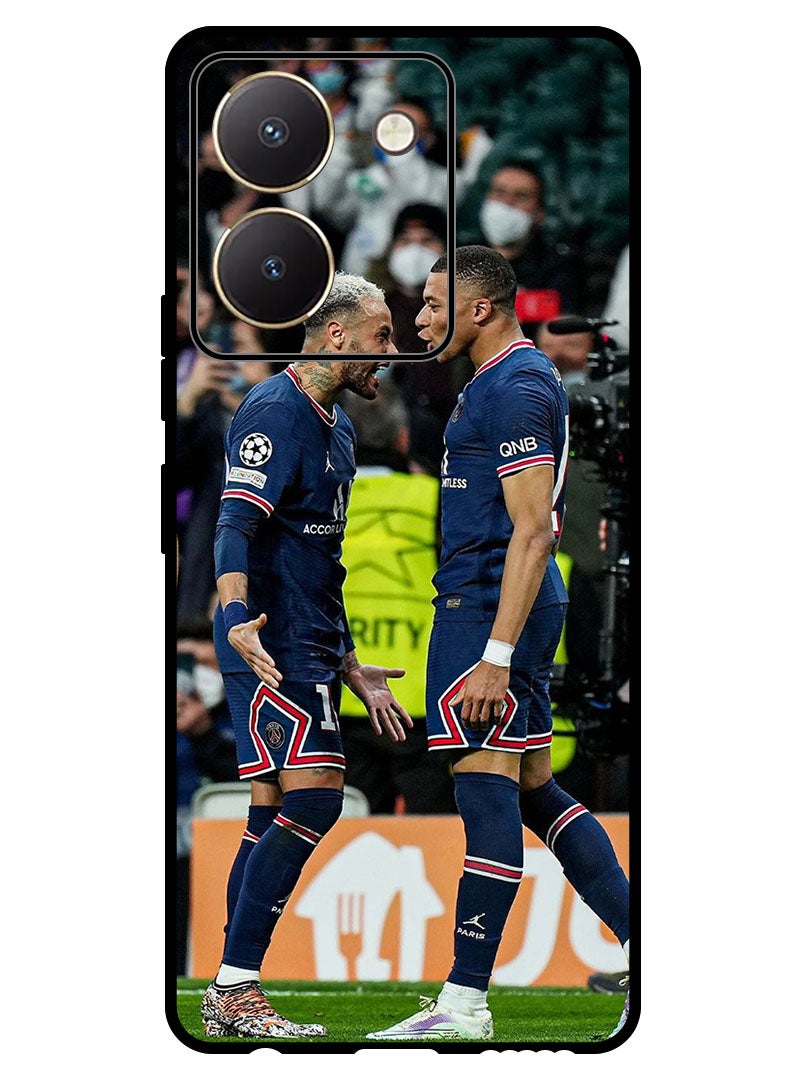 Theodor Protective Case Anti Scratch Shock Proof Bumper Cover For Vivo Y27s Mbappe and Neymar 2 - Image 1