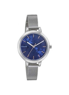 Sonata Round Shape Stainless Steel Analog Wrist Watch 8141SM10 - 32 mm - Silver  - Image 1