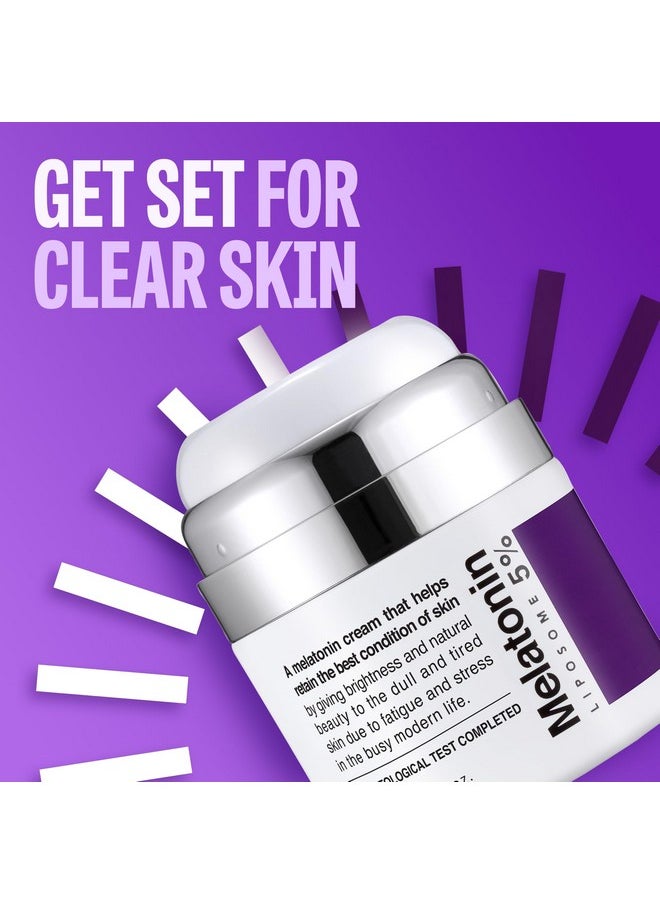 maxclinic MAXCLINIC Time Return Melatonin Cream | Face Hydrating Cream & Face Moisturizer for Dry Skin | Relaxing Face Cream for Women & Men | Melatonin Face Cream for Resilient Skin, 1.76 oz  - Image 2