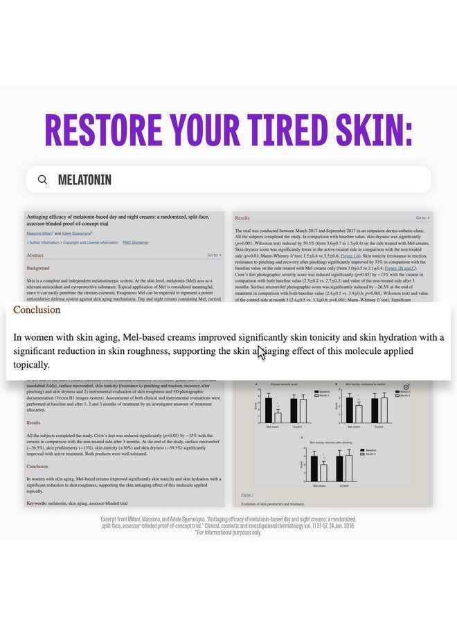 maxclinic MAXCLINIC Time Return Melatonin Cream | Face Hydrating Cream & Face Moisturizer for Dry Skin | Relaxing Face Cream for Women & Men | Melatonin Face Cream for Resilient Skin, 1.76 oz  - Image 3