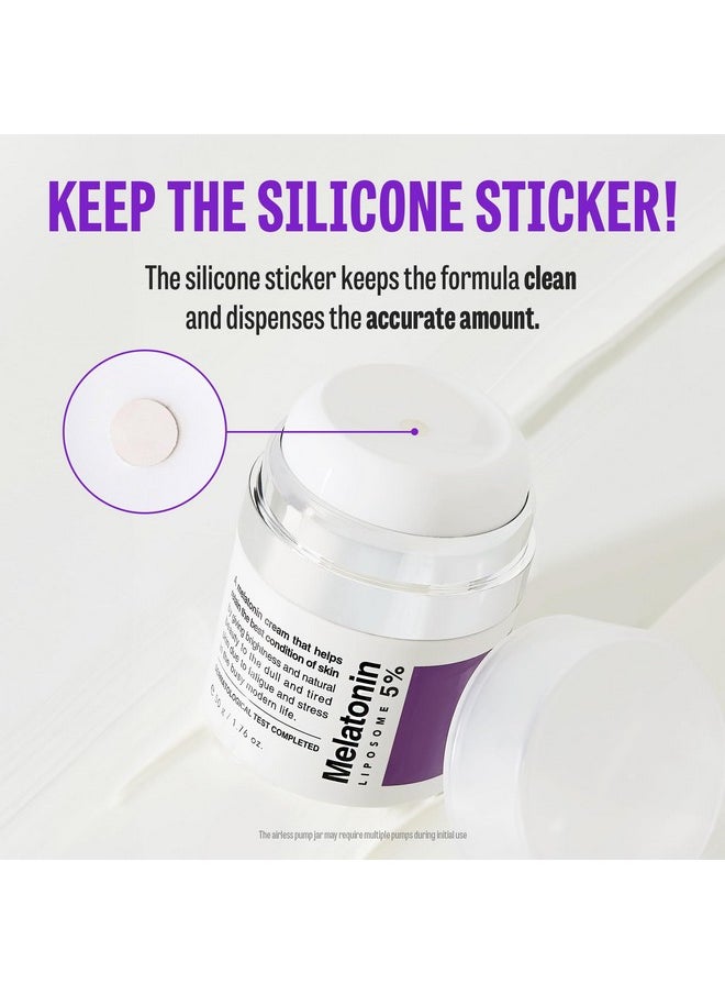 maxclinic MAXCLINIC Time Return Melatonin Cream | Face Hydrating Cream & Face Moisturizer for Dry Skin | Relaxing Face Cream for Women & Men | Melatonin Face Cream for Resilient Skin, 1.76 oz  - Image 5