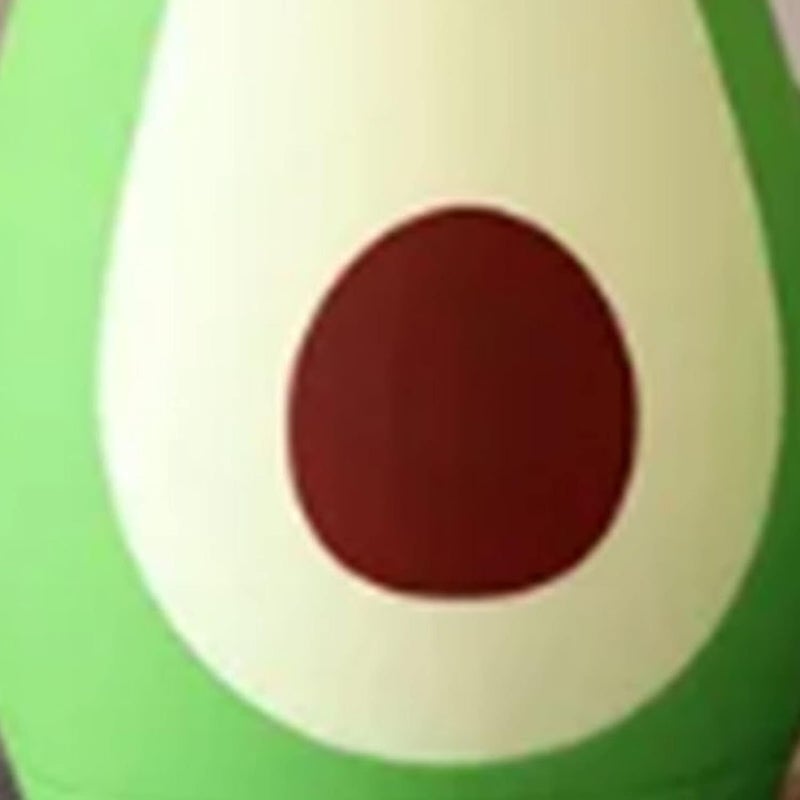 Cartoon Avocado Glass Bottle Portable Double Layer Water Cup for Gifts with Carrying Rope,Compact Lightweight Cute Drinking Cup for Outdoor Activities - Image 3
